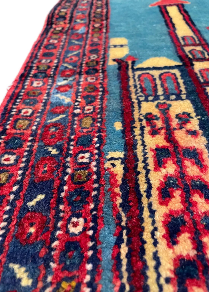 2'1"x3'5" Sennah Hand Knotted