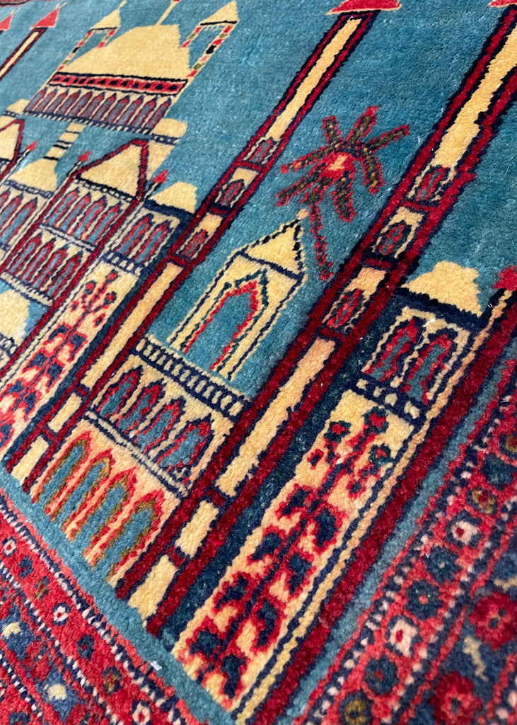 2'1"x3'5" Sennah Hand Knotted