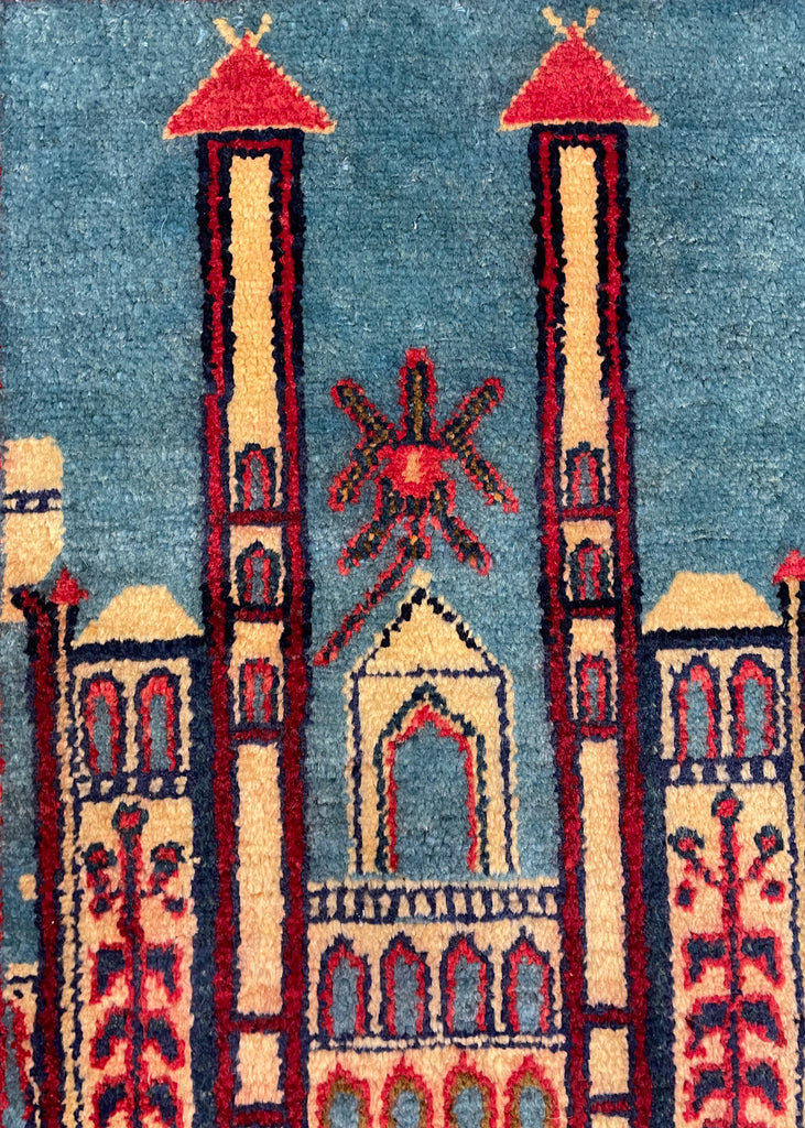 2'1"x3'5" Sennah Hand Knotted