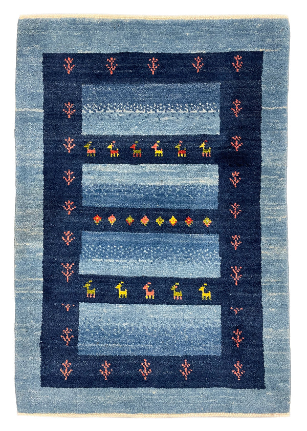 2'1"x3' Kashkuli Hand Knotted