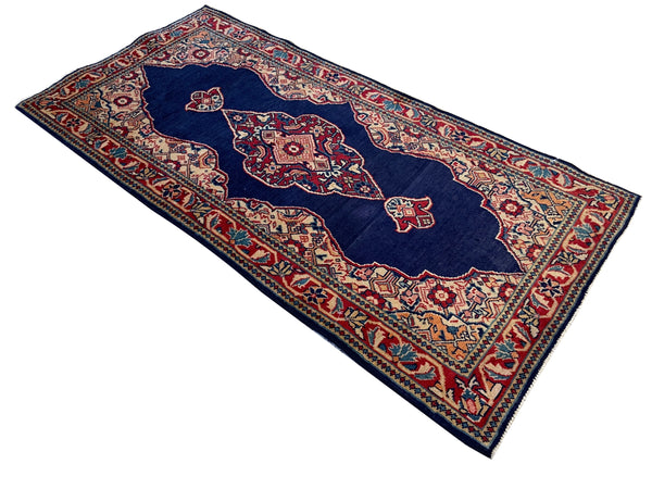 2'1"x4'2" Sarouk Hand Knotted