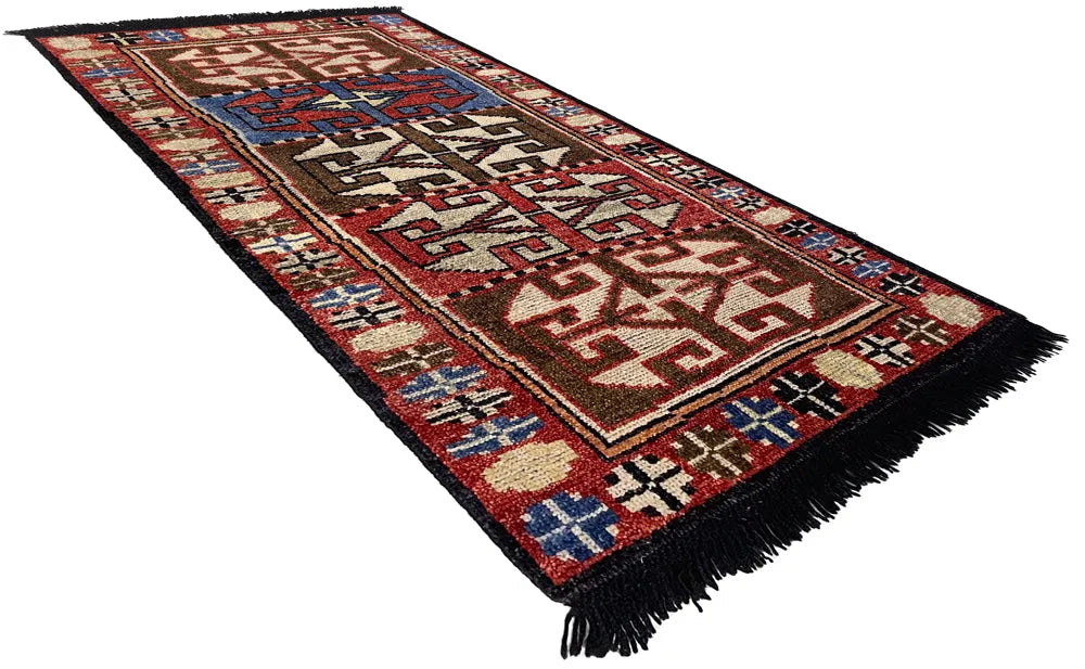 2'1"x4' Burano Khyrgyz Hand Knotted