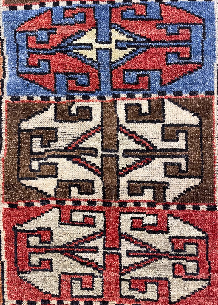2'1"x4' Burano Khyrgyz Hand Knotted