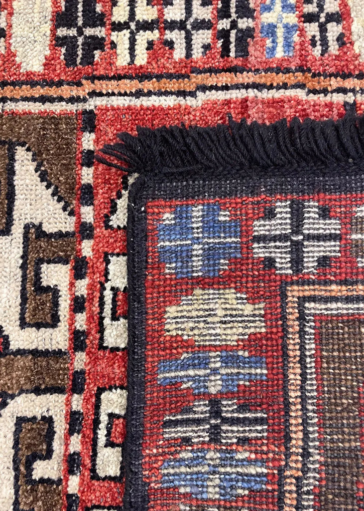 2'1"x4' Burano Khyrgyz Hand Knotted