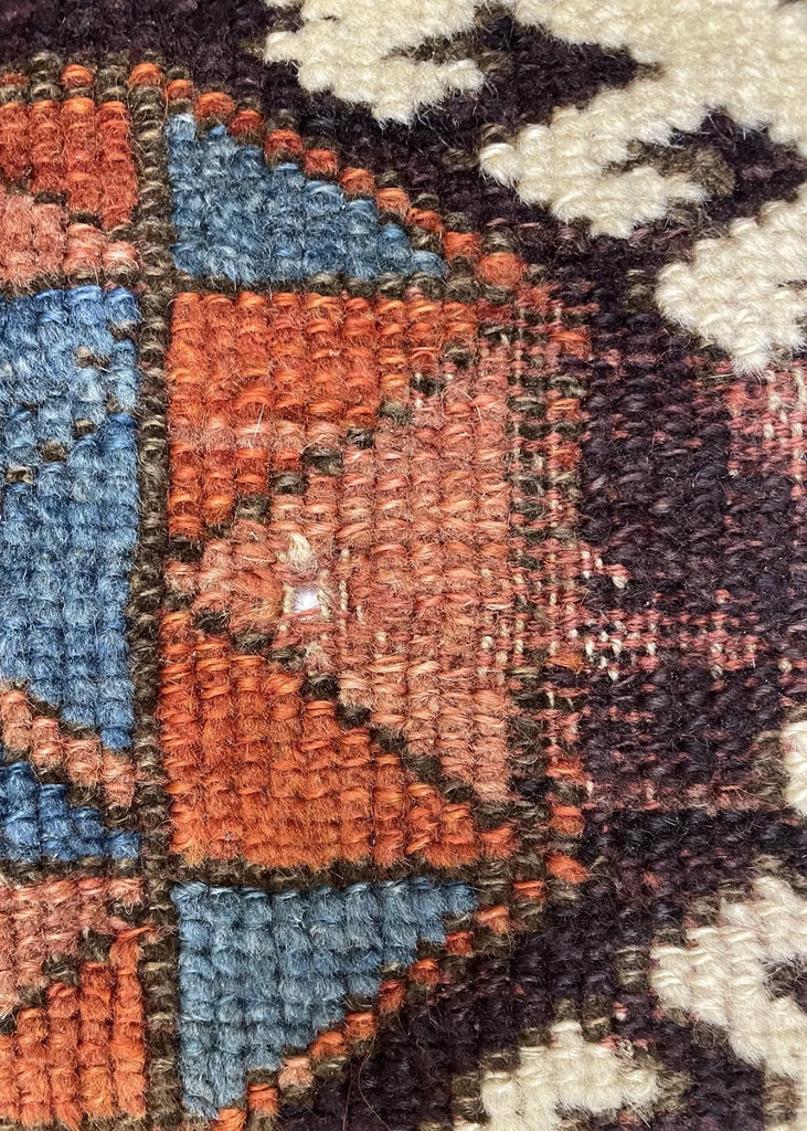 2'2"x1'7" Kurdish Khordjin Hand Knotted