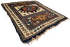 2'2"x1'7" Kurdish Khordjin Hand Knotted