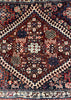 2'2"x2'4" Qashqai Khordjin Hand Knotted