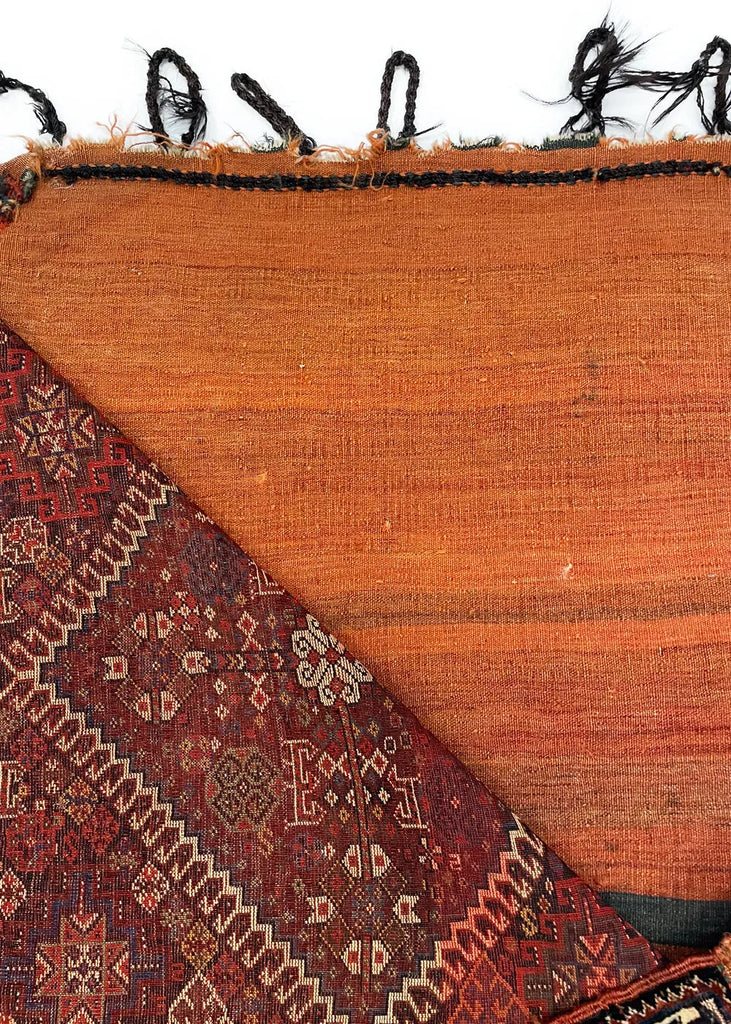 2'2"x2'4" Qashqai Khordjin Hand Knotted