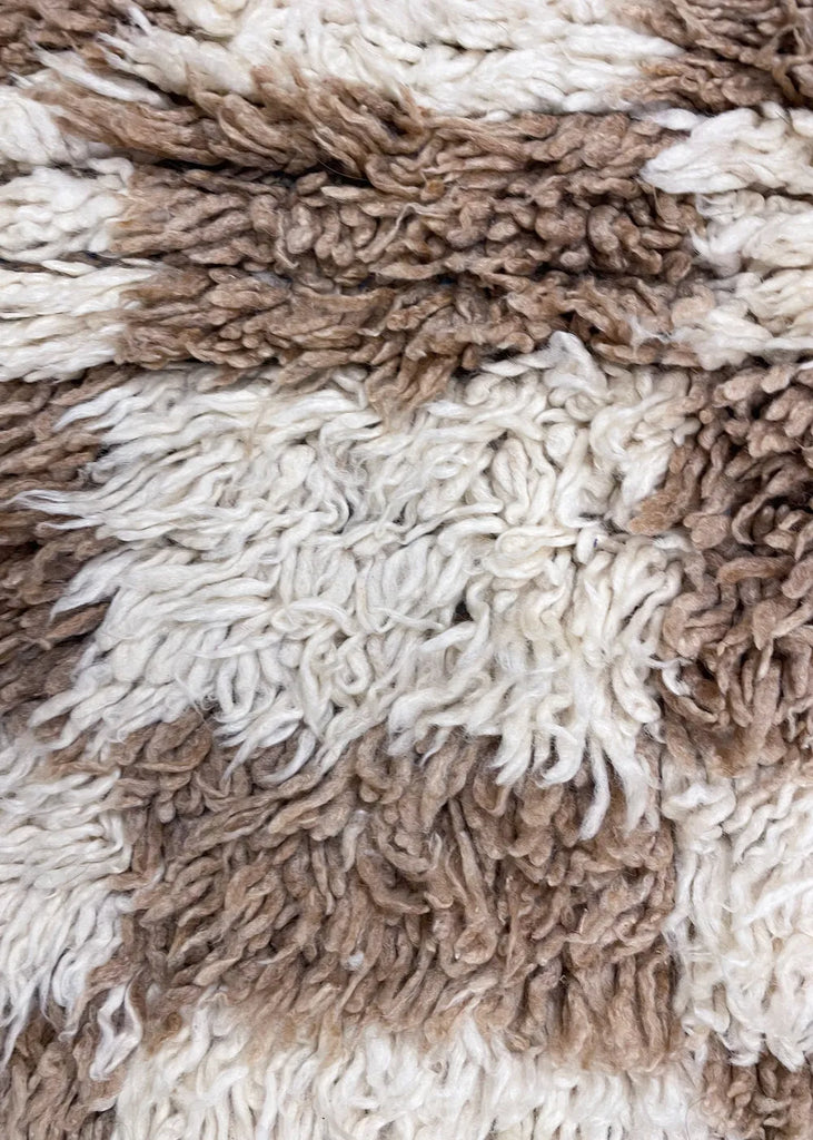 2'2"x4'6" Vintage Moroccan Hand Knotted