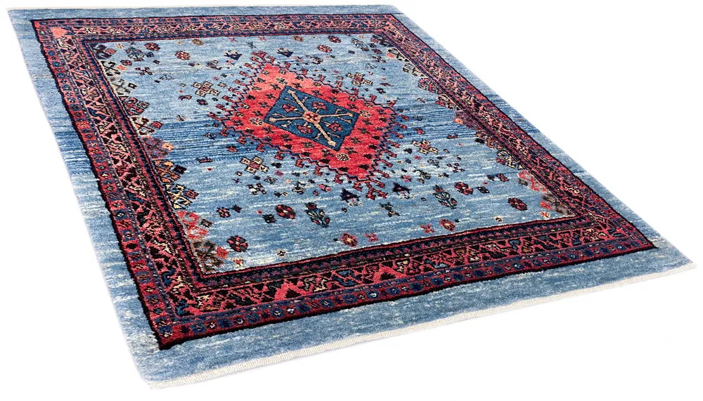 2'3"x2'9" Qashqai Hand Knotted