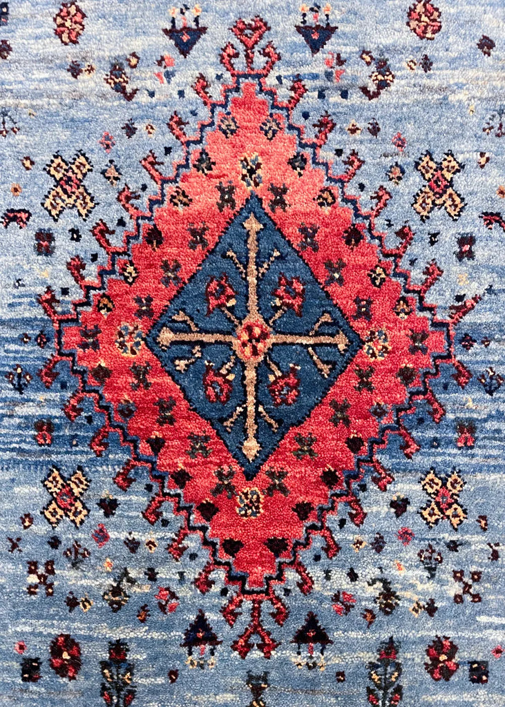 2'3"x2'9" Qashqai Hand Knotted