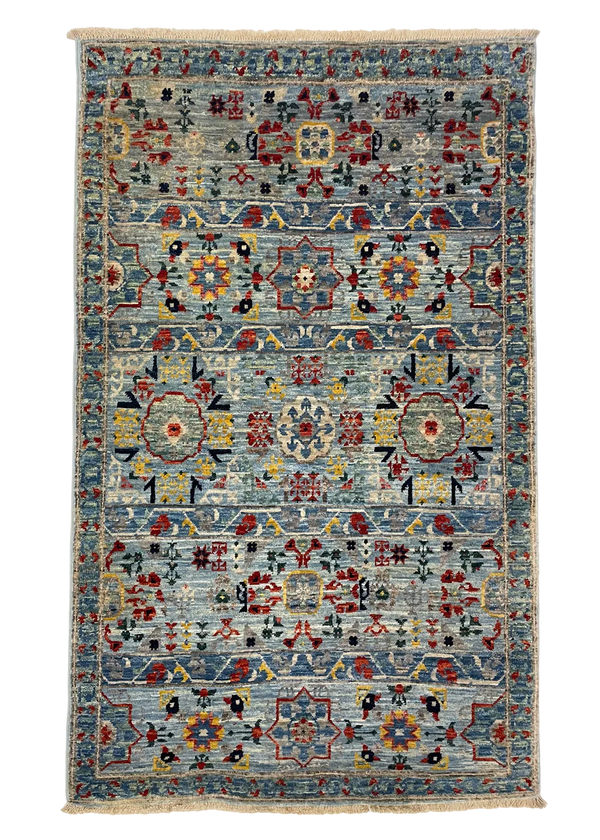 2'3"x3'8" Seljuk Hand Knotted