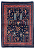 2'3"x3'" Khamsehbaf Hand Knotted