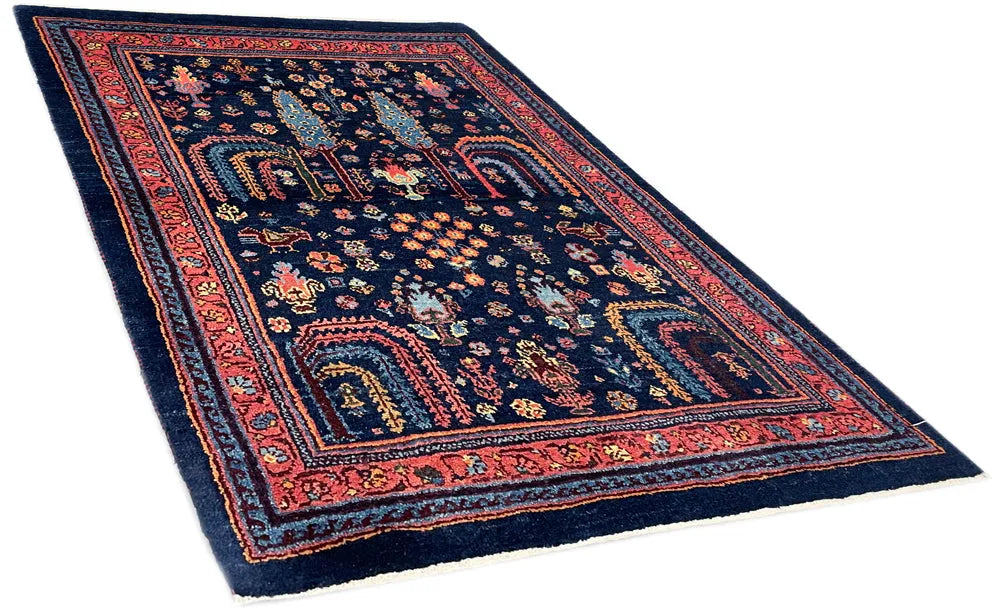 2'3"x3'" Khamsehbaf Hand Knotted