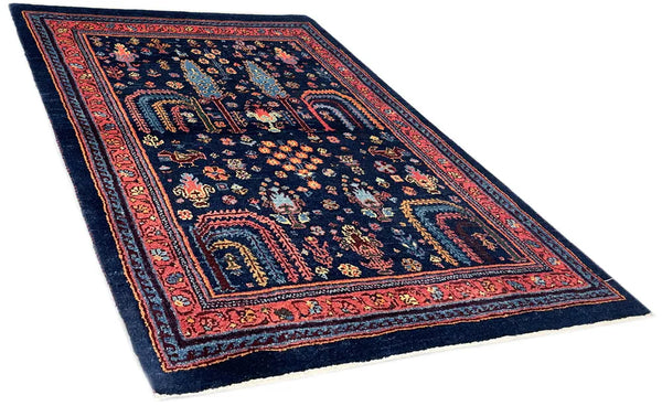 2'3"x3'" Khamsehbaf Hand Knotted