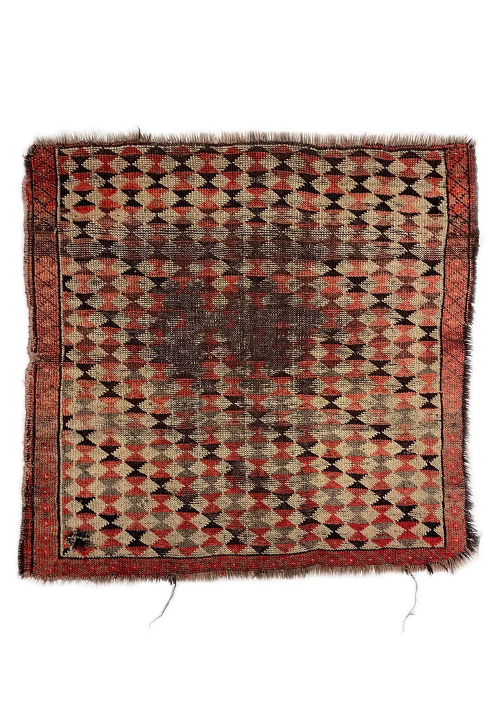 2'4"x2'3" Ersari Khordjin Hand Knotted