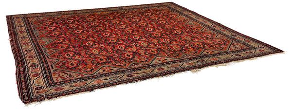 2'4"x3'1" Farahan Sarouk Hand Knotted