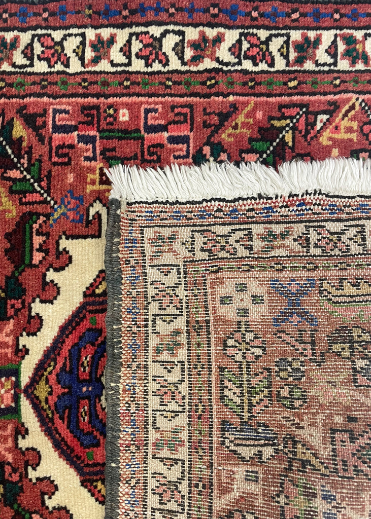 2'4"x3'1" Hamadan Hand Knotted