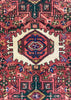 2'4"x3'1" Hamadan Hand Knotted