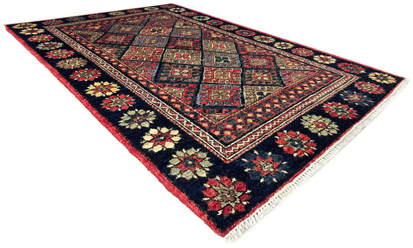 2'4"x3'5" Jaf Kurd Hand Knotted