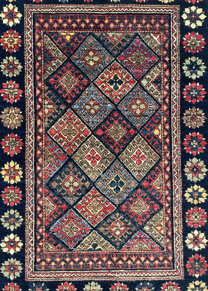 2'4"x3'5" Jaf Kurd Hand Knotted
