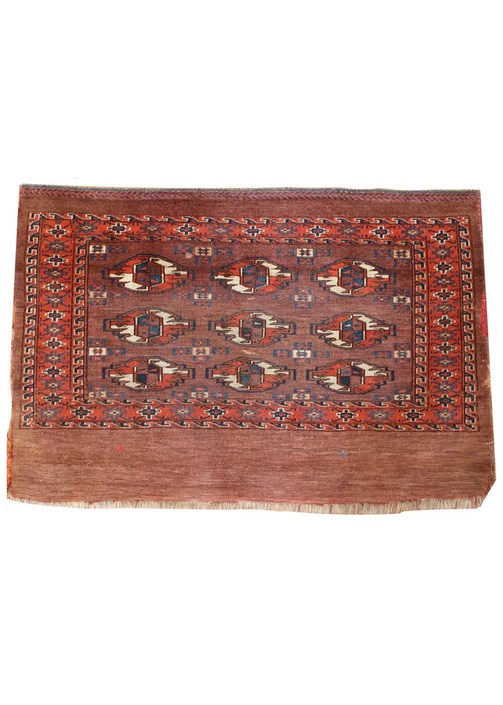 2'4"x3'7" Yomut Juval Hand Knotted