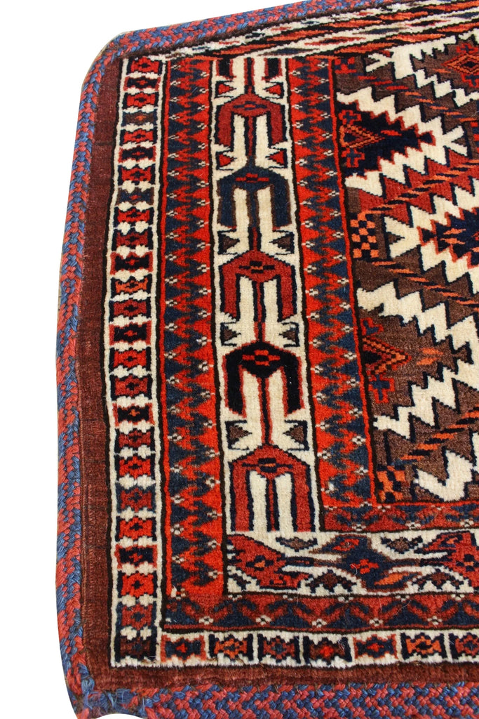 2'4"x4' Yomud Asmalyk Hand Knotted