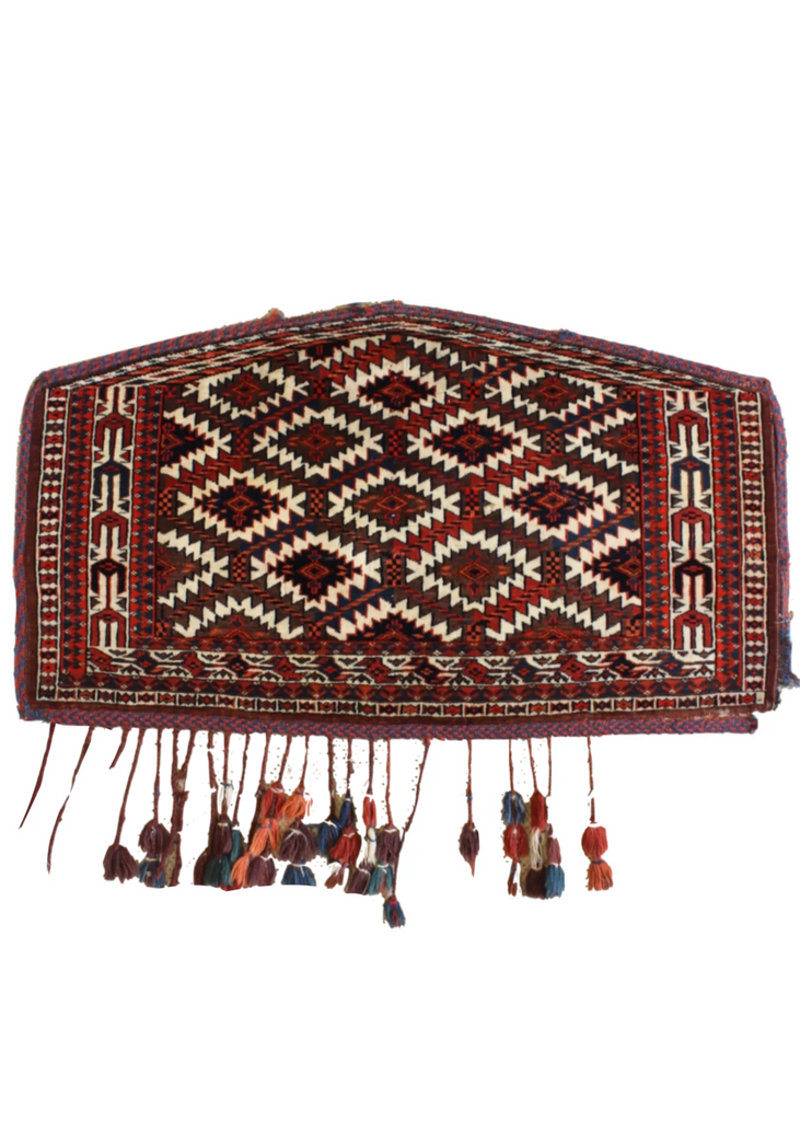 2'4"x4' Yomud Asmalyk Hand Knotted