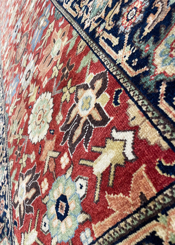 2'6"x10'2" Tabriz Hand Knotted
