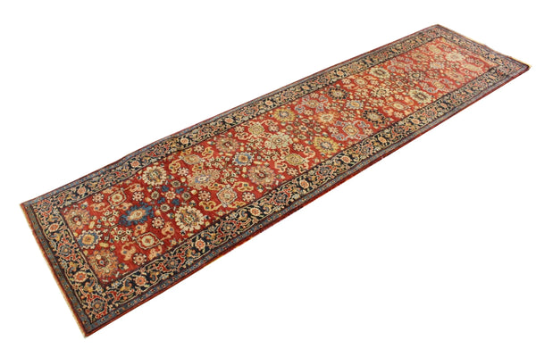 2'6"x10 Tabriz Hand Knotted