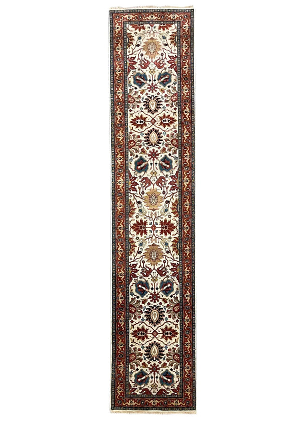 2'6"'x11'10" Tabriz Hand Knotted
