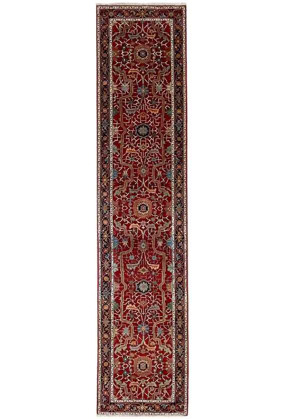 2'6"x11'11" Arabesque Hand Knotted