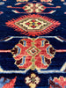 2'6"x11'9" Aspen Blue (s) Hand Knotted
