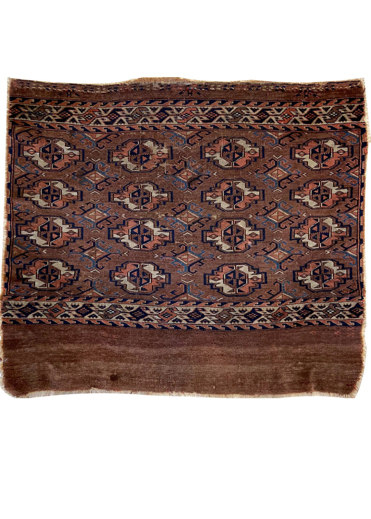 2'6"x2'10" Yomud Juwal Hand Knotted