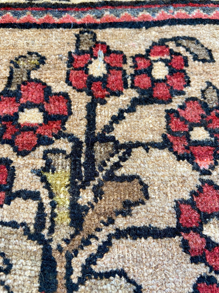 2'6"x4'6" Afshar Hand Knotted