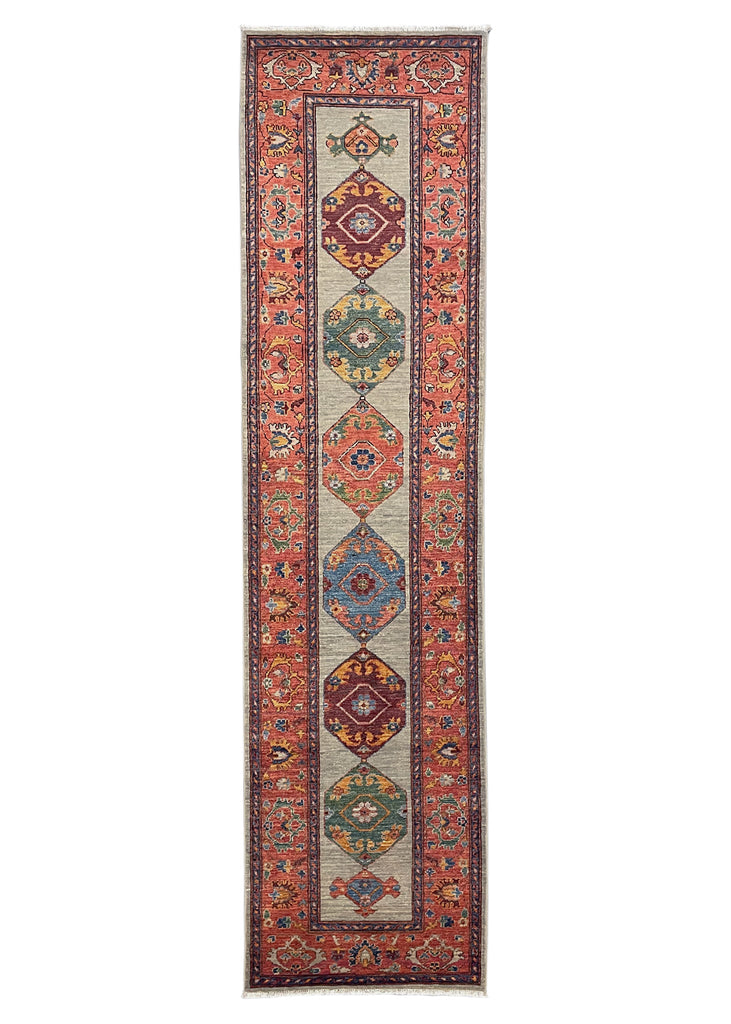 2'6"x9'11" Serab Hand Knotted