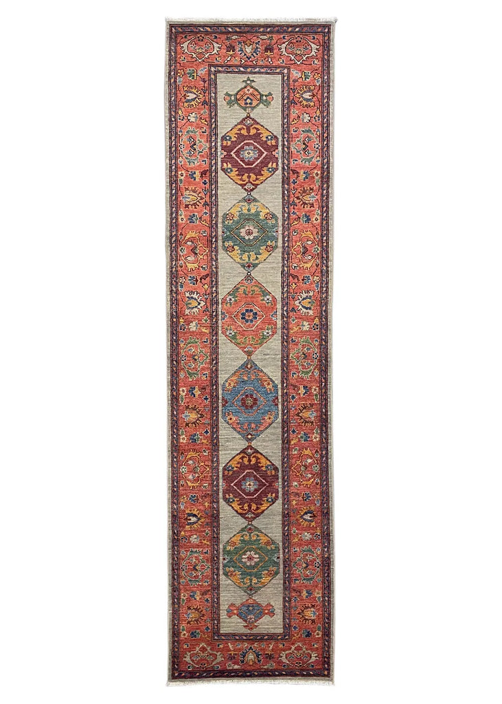 2'6"x9'11" Serab Hand Knotted