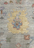 2'6"x9'8" Oushak Hand Knotted