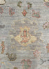 2'6"x9'8" Oushak Hand Knotted