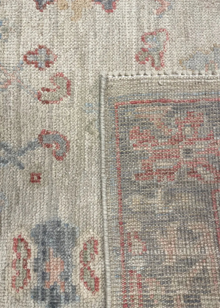 2'7"x10' Oushak Hand Knotted