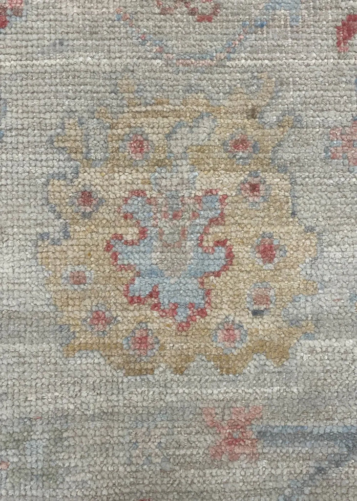 2'7"x10' Oushak Hand Knotted