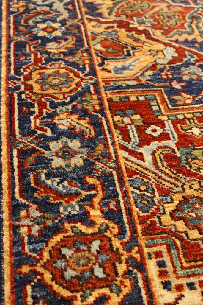 2'7"x11'2" Kainaat Heriz Hand Knotted