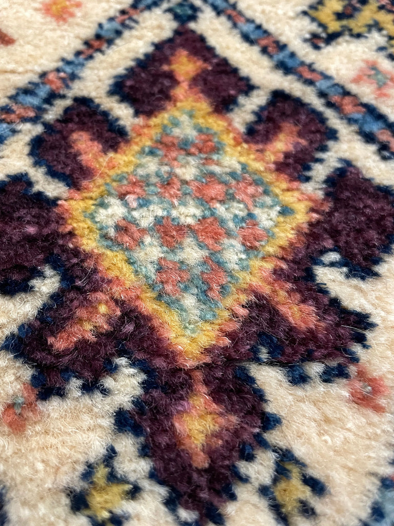 2'7"x12'1" Shah Saven Hand Knotted