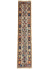 2'7"x12'1" Shah Saven (s) Hand Knotted