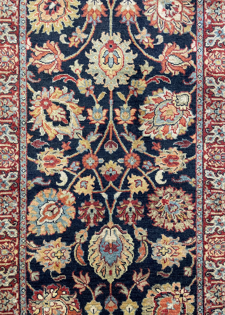 2'7"x14' Tabriz Hand Knotted