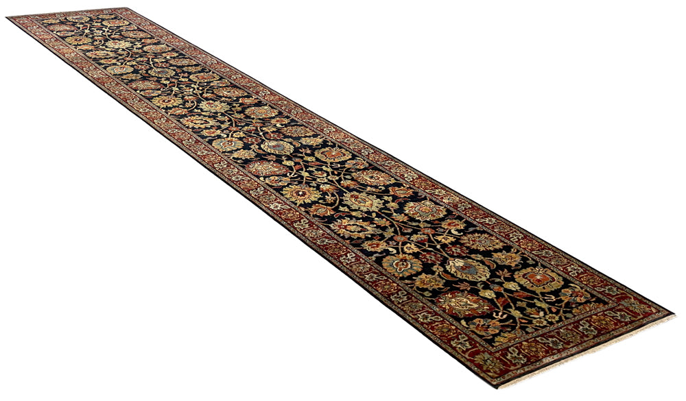 2'7"x14' Tabriz Hand Knotted