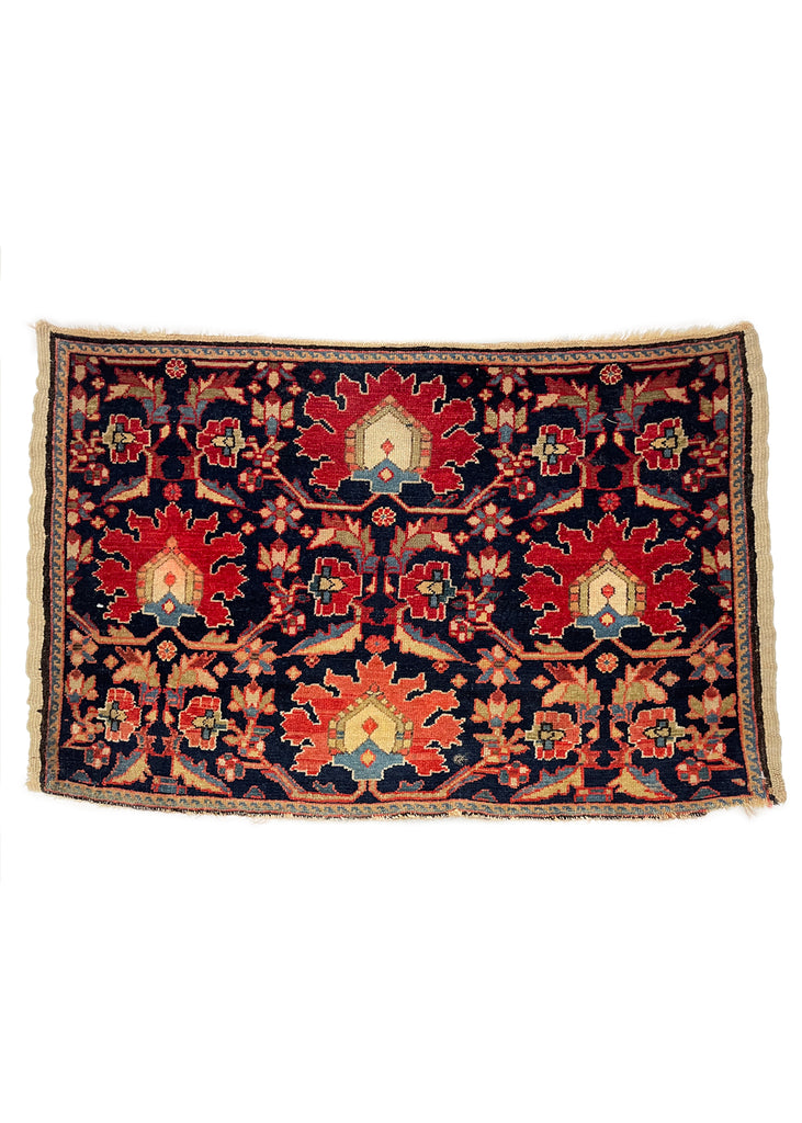 2'7"x1'9" Missin Malayir Hand Knotted