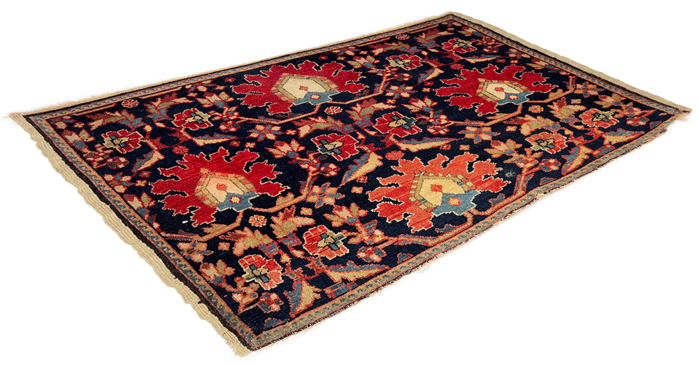 2'7"x1'9" Missin Malayir Hand Knotted