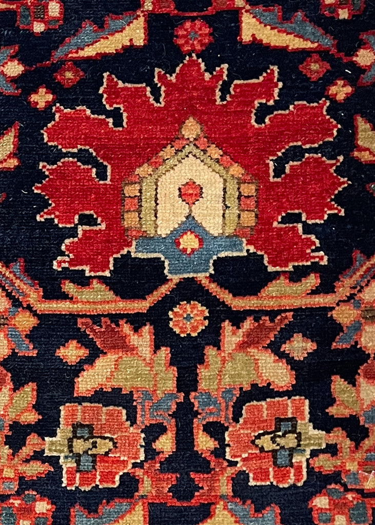 2'7"x1'9" Missin Malayir Hand Knotted