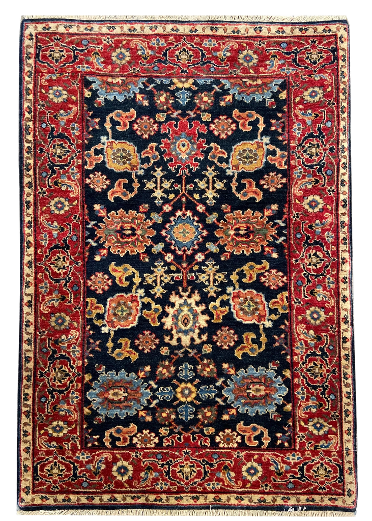 2'7"x3'10" Tabriz Hand Knotted